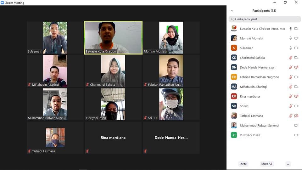 WORK FROM HOME BAWASLU KOTA CIREBON, 18 SEPTEMBER 2020