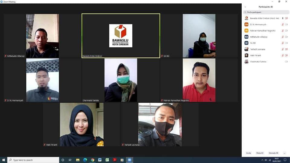 WORK FROM HOME BAWASLU KOTA CIREBON, 18 JANUARI 2021