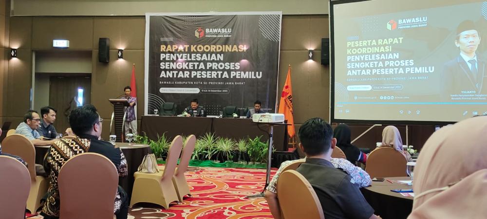 Rakor Penyelesaian Sengketa Proses Antar Peserta Pemilu