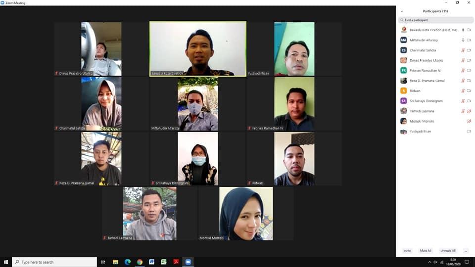 WORK FROM HOME BAWASLU KOTA CIREBON 18 JUNI 2020