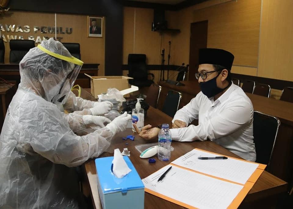 IKUTI JEJAK BAWASLU RI, PROVINSI JABAR GELAR RAPID TES