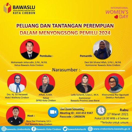 PELUANG DAN TANTANGAN PEREMPUAN DALAM MENYONGSONG PEMILU 2024