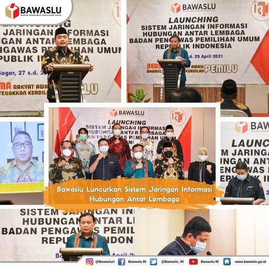 BAWASLU MELUNCURKAN SISTEM JARINGAN INFORMASI (SI JARI) HUBUNGAN ANTAR LEMBAGA