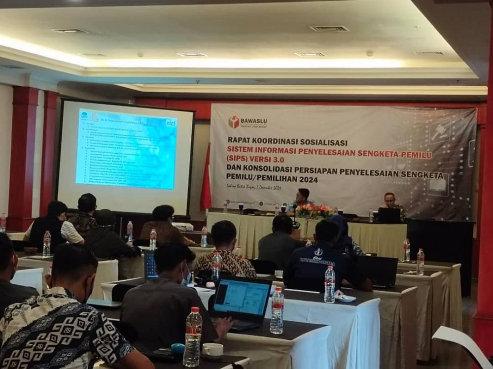 Rakor SIPS Versi 3.0 Demi Tegaknya Keadilan Pemilu
