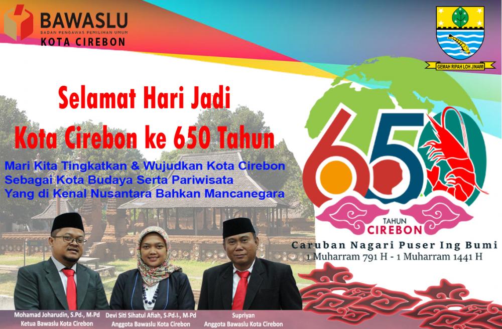 SELAMAT HARI JADI KOTA CIREBON KE 650 TAHUN
