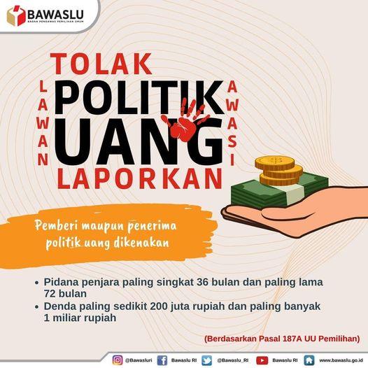 TOLAK POLITIK UANG