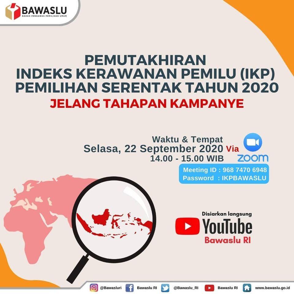 PEMUTAKHIRAN INDEKS KERAWANAN PEMILU