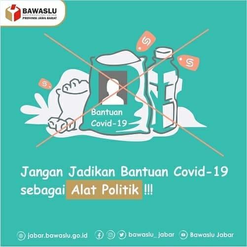 JANGAN BANTUAN COVID-19 SEBAGAI ALAT POLITIK