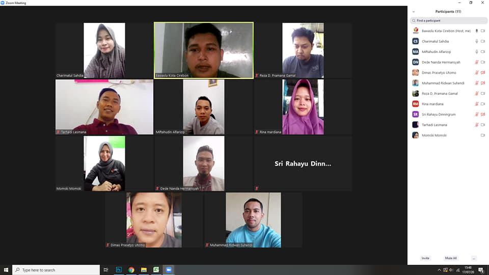 WORK FROM HOME BAWASLU KOTA CIREBON 17 JULI 2020