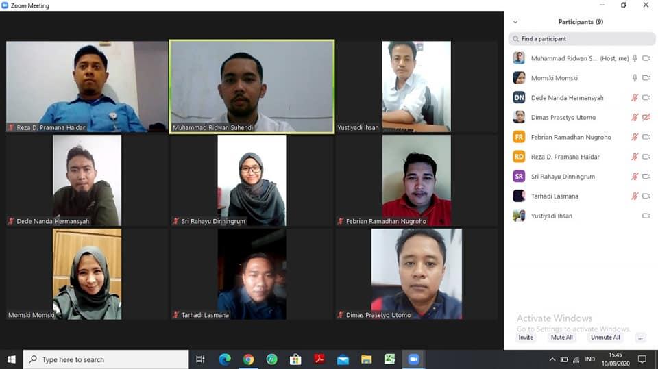WORK FROM HOME BAWASLU KOTA CIREBON 10 AGUSTUS 2020