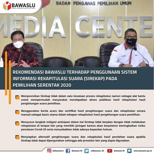 CATATAN BAWASLU TERKAIT SIREKAP