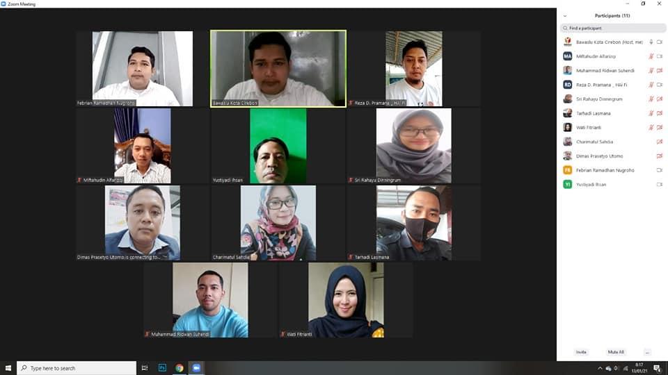 WORK FROM HOME BAWASLU KOTA CIREBON, 13 JANUARI 2021