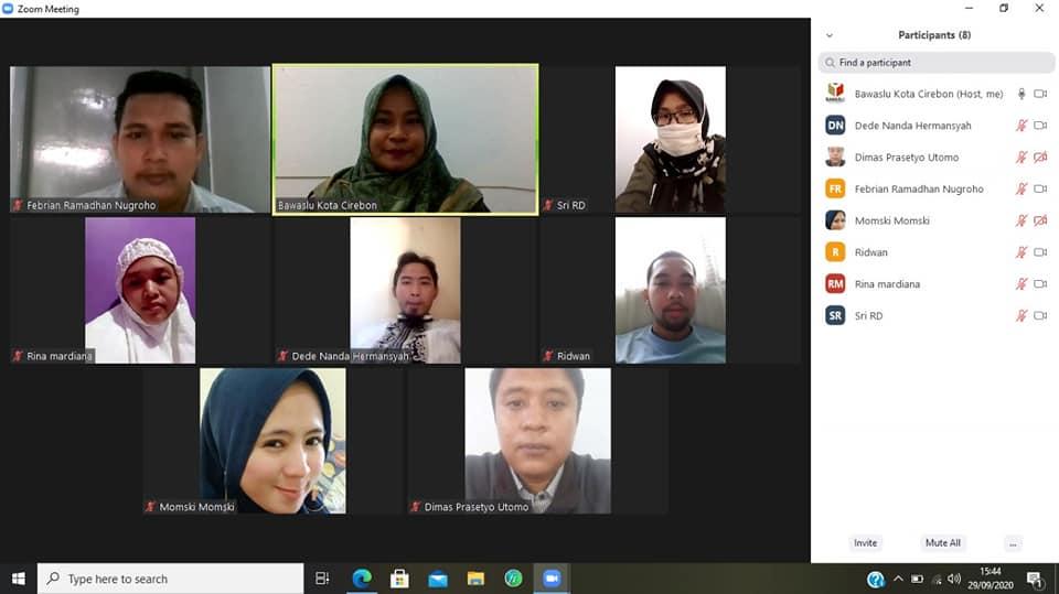WORK FROM HOME BAWASLU KOTA CIREBON, 29 SEPTEMBER 2020