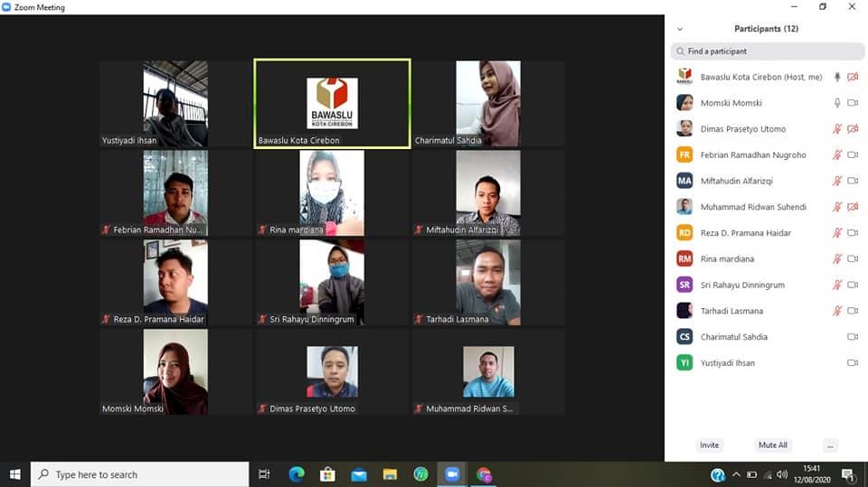 WORK FROM HOME BAWASLU KOTA CIREBON 12 AGUSTUS 2020 
