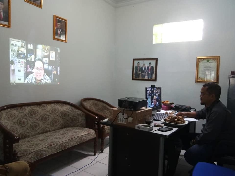 RAPAT KERJA TEKNIS DARING SOSIALISASI TATA CARA PENYELESAIAN SENGKETA PEMILIHAN SESUAI PERBAWASLU 2 TAHUN 2020 PADA PEMILIHAN 2020