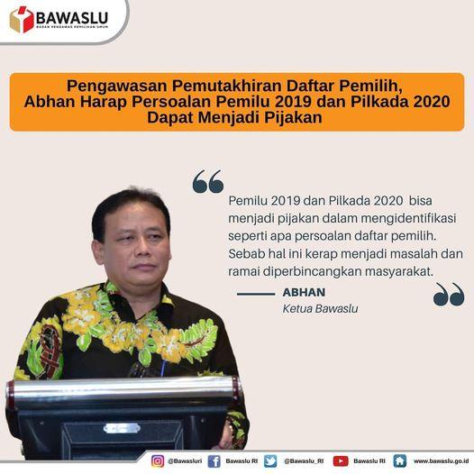 PENGAWASAN PEMUTAKHIRAN DAFTAR PEMILIH