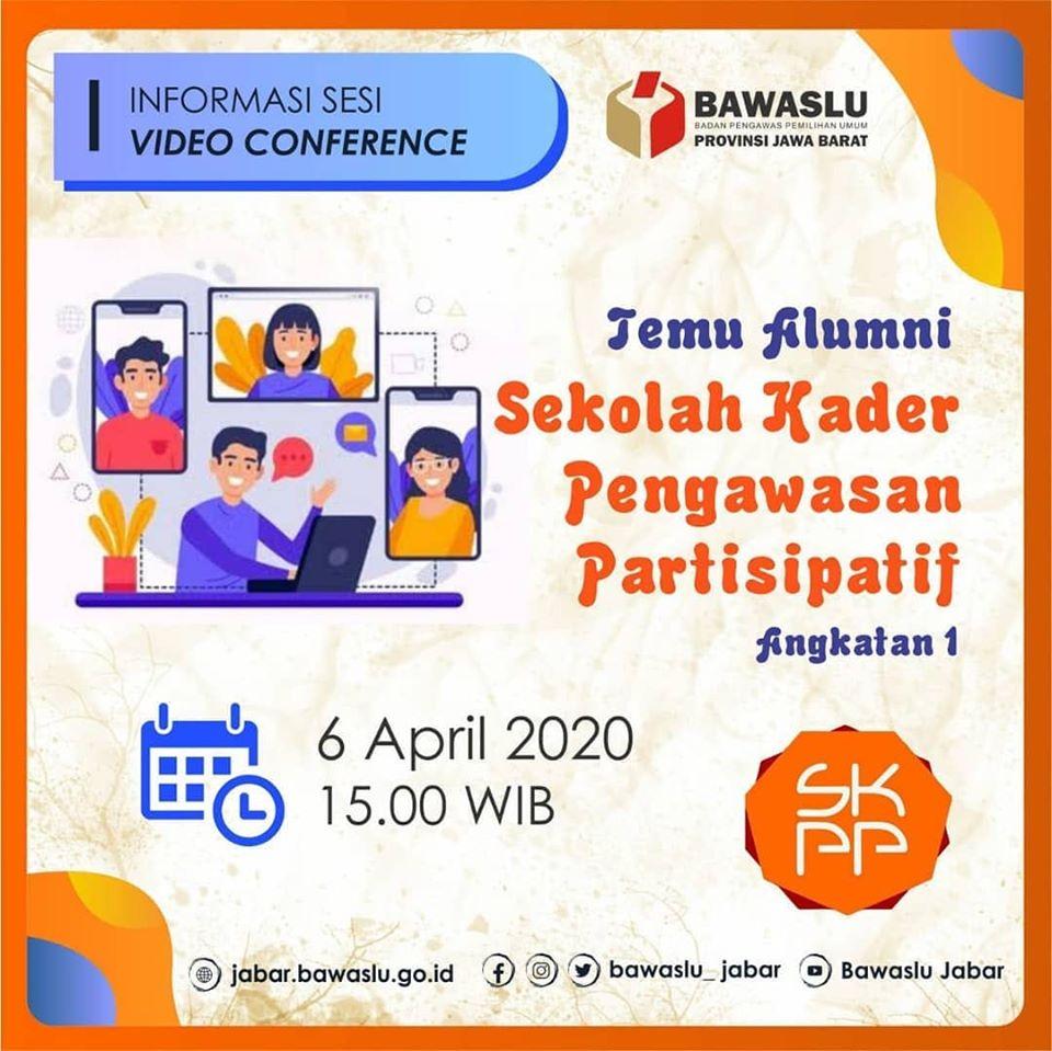 VIDEO CONFERENCE DENGAN ALUMNI SKPP ANGKATAN 1 SEJAWA BARAT