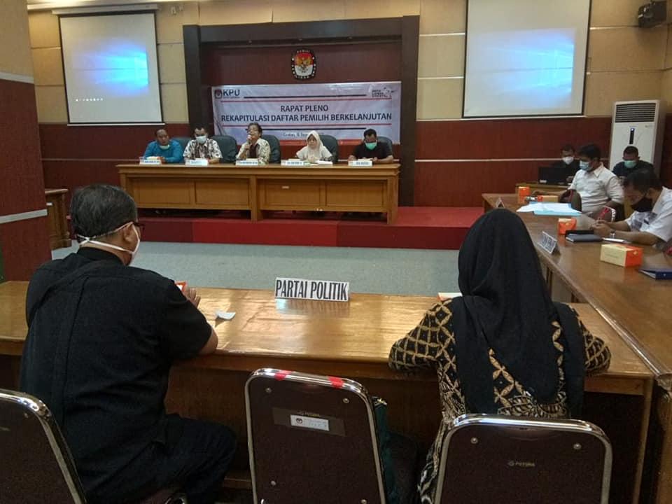 RAPAT PLENO REKAPITULASI DAFTAR PEMILIH BERKELANJUTAN TAHUN 2020 PERIODE BULAN DESEMBER