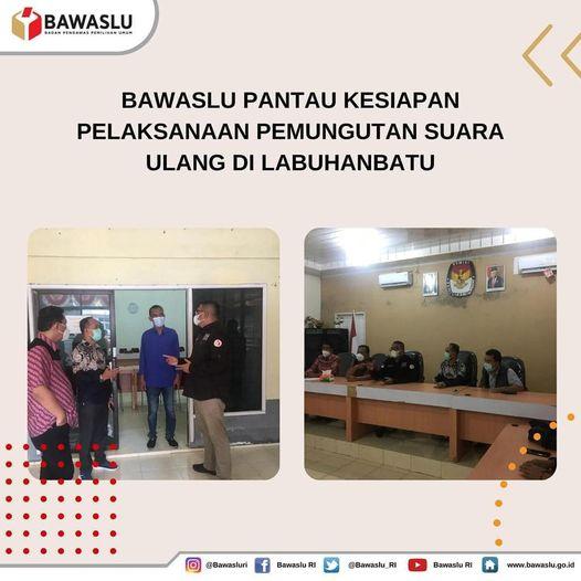 FRITZ EDWARD SIREGAR MEMANTAU KESIAPAN PELAKSANAAN PEMUNGUTAN SUARA ULANG DI LABUHANBATU