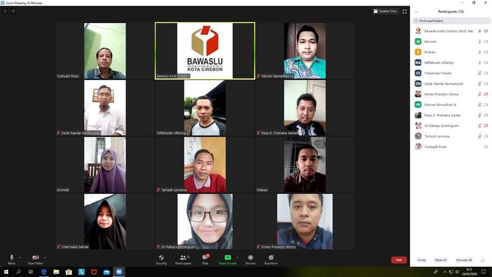 WORK FROM HOME BAWASLU KOTA CIREBON 28 MEI 2020