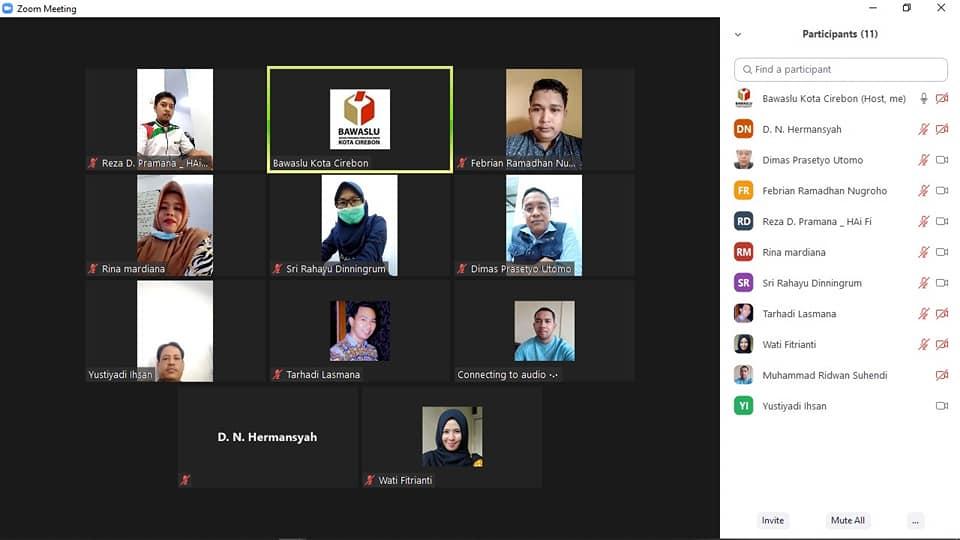 WORK FROM HOME BAWASLU KOTA CIREBON, 11 DESEMBER 2020