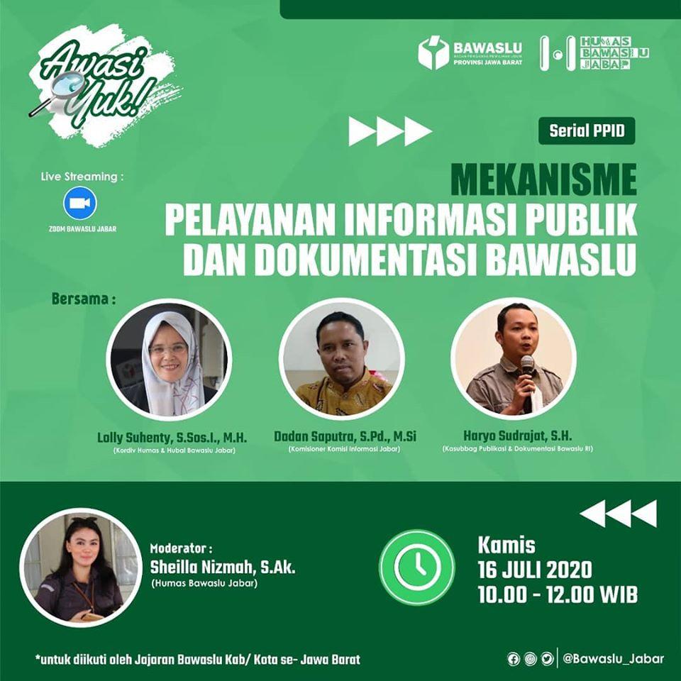 MEKANISME PELAYANAN INFORMASI PUBLIK DAN DOKUMENTASI BAWASLU