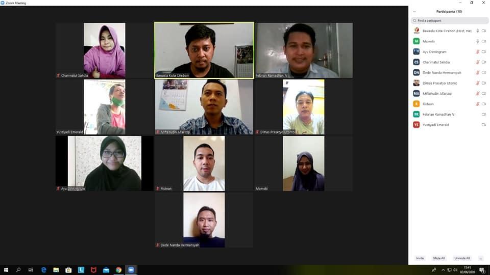 WORK FROM HOME BAWASLU KOTA CIREBON 2 JUNI 2020