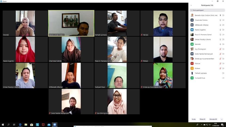 WORK FROM HOME BAWASLU KOTA CIREBON 17 APRIL 2020