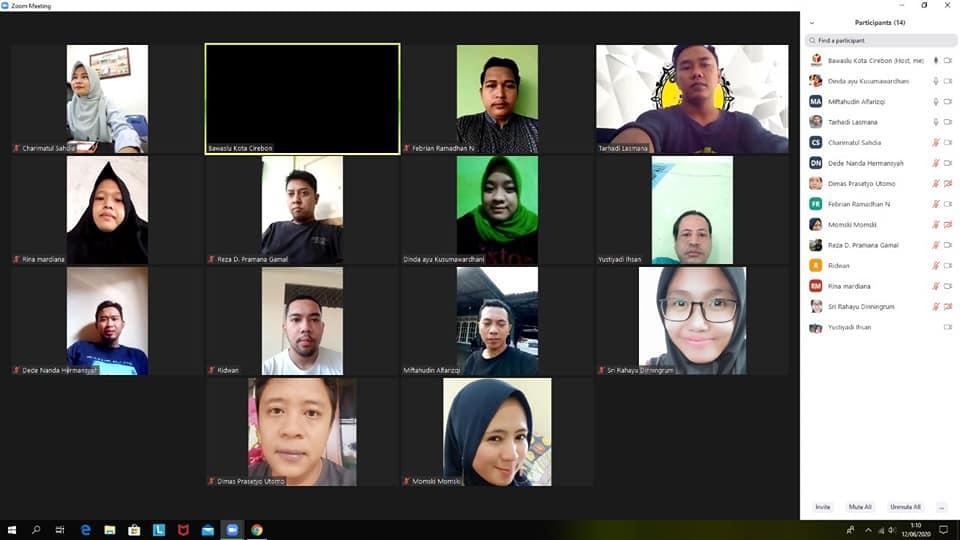 WORK FROM HOME BAWASLU KOTA CIREBON 12 JUNI 2020