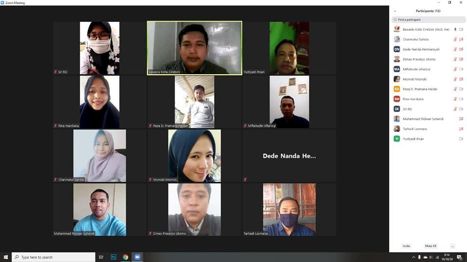 WORK FROM HOME BAWASLU KOTA CIREBON, 16 OKTOBER 2020