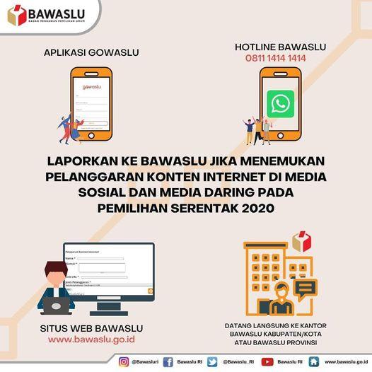 PELAPORAN PELANGGARAN KONTEN INTERNET SELAMA KAMPANYE