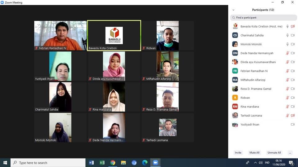 WORK FROM HOME BAWASLU KOTA CIREBON 11 JUNI 2020