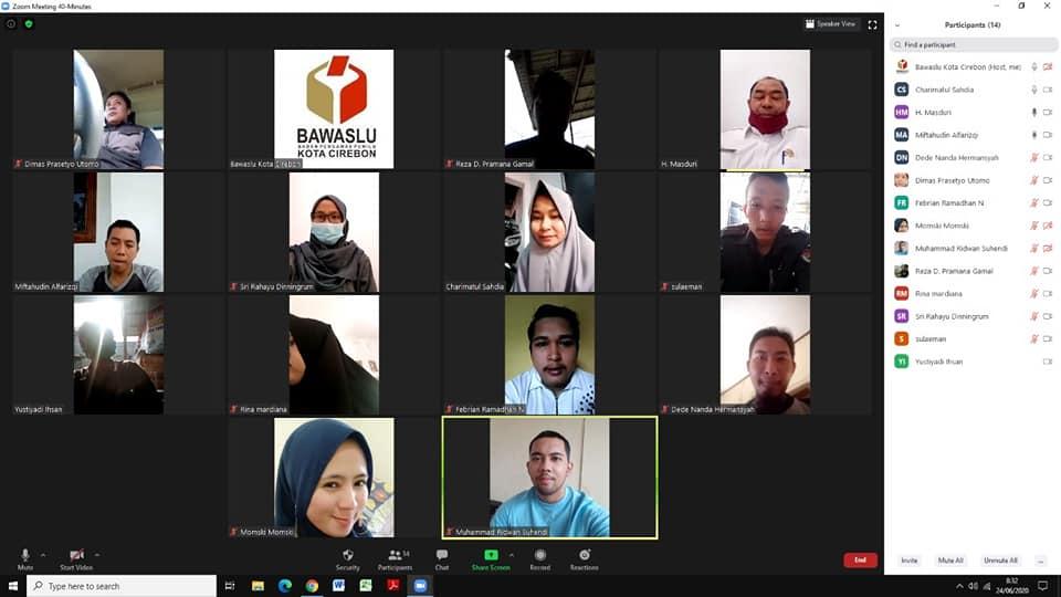 WORK FROM HOME BAWASLU KOTA CIREBON 24 JUNI 2020