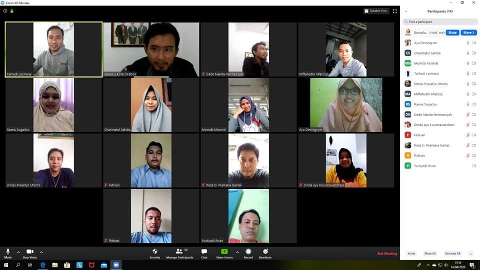 WORK FROM HOME BAWASLU KOTA CIREBON 14 APRIL 2020