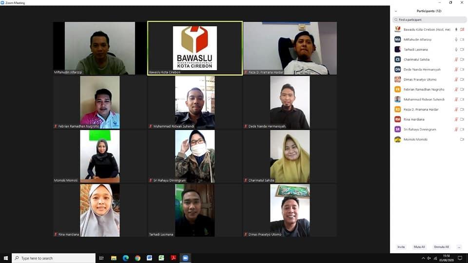 WORK FROM HOME BAWASLU KOTA CIREBON 3 AGUSTUS 2020