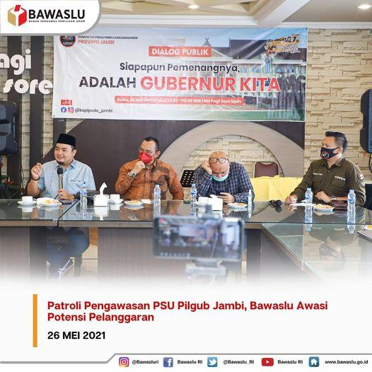 BAWASLU TERUS MELAKUKAN PATROLI PENGAWASAN MENJELANG PEMUNGUTAN SUARA ULANG (PSU)