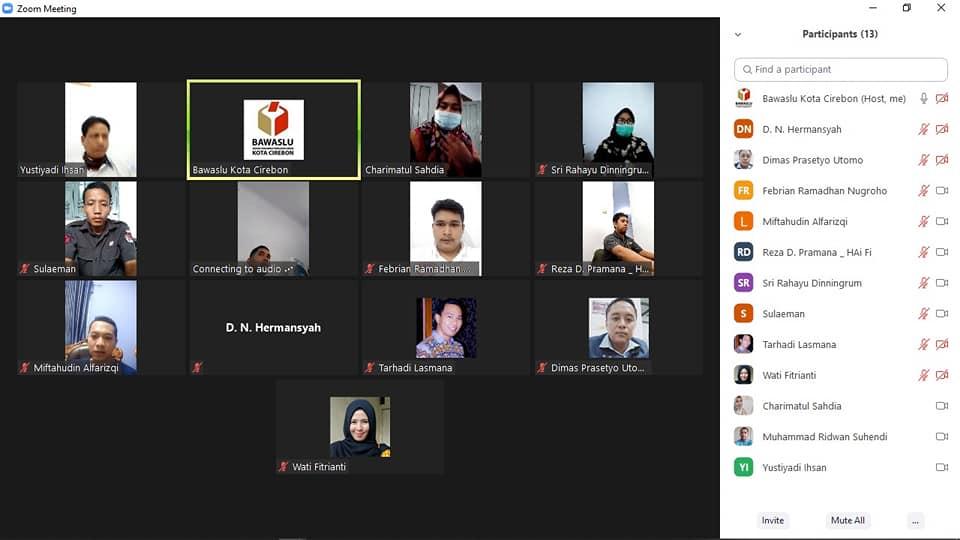 WORK FROM HOME BAWASLU KOTA CIREBON, 15 DESEMBER 2020