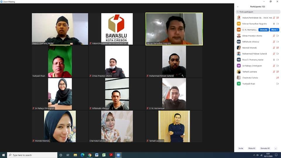 WORK FROM HOME BAWASLU KOTA CIREBON, 10 NOVEMBER 2020