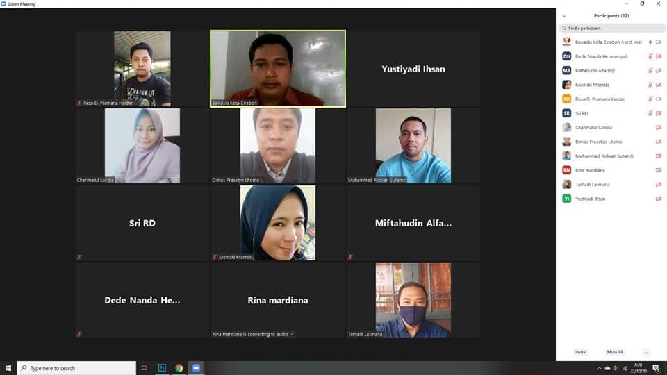 WORK FROM HOME BAWASLU KOTA CIREBON, 22 OKTOBER 2020