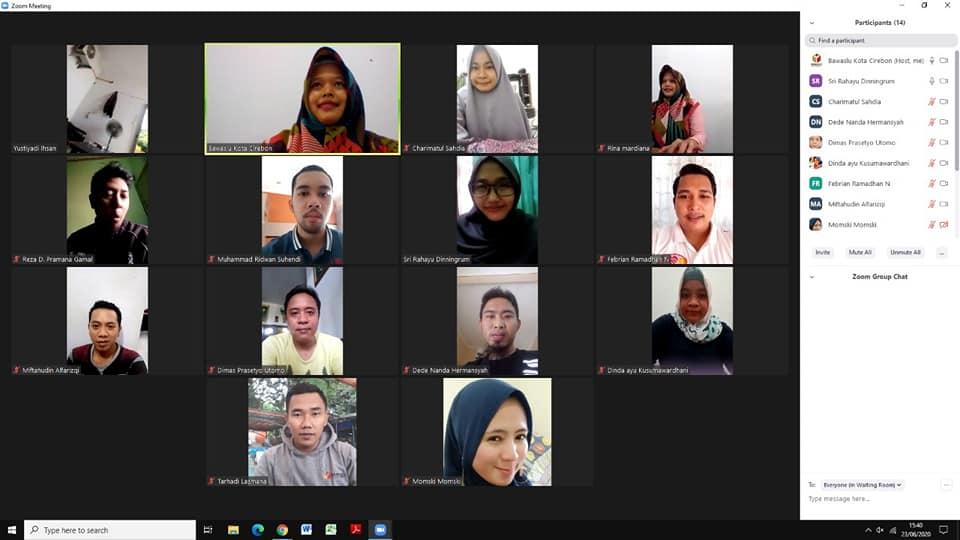 WORK FROM HOME BAWASLU KOTA CIREBON 23 JUNI 2020