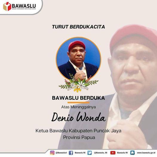 BAWASLU KOTA CIREBON TURUT BERDUKA ATAS MENINGGALNYA DENIO WONDA