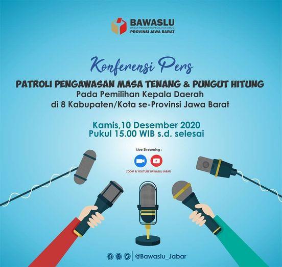 KONFERENSI PERS BAWASLU JABAR