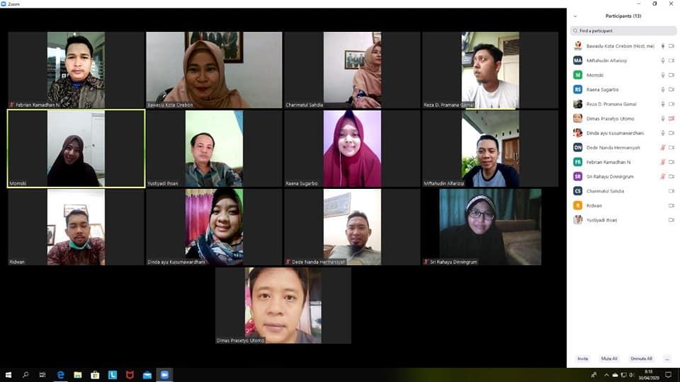 WORK FROM HOME BAWASLU KOTA CIREBON 30 APRIL 2020