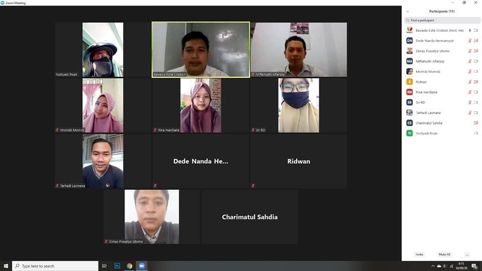 WORK FROM HOME BAWASLU KOTA CIREBON, 30 SEPTEMBER 2020