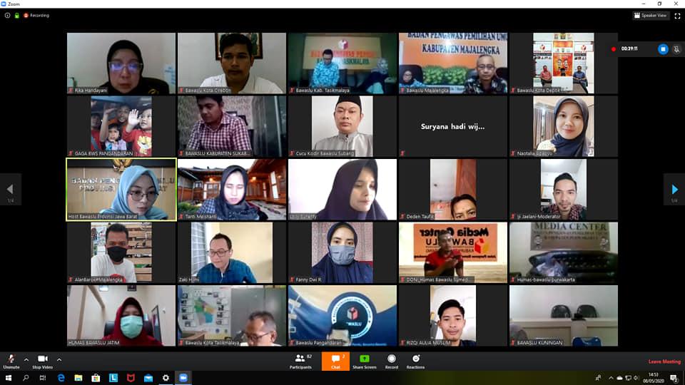 VIDEO CONFERENCE KAYA GAGASAN BERMEDIA SOSIAL