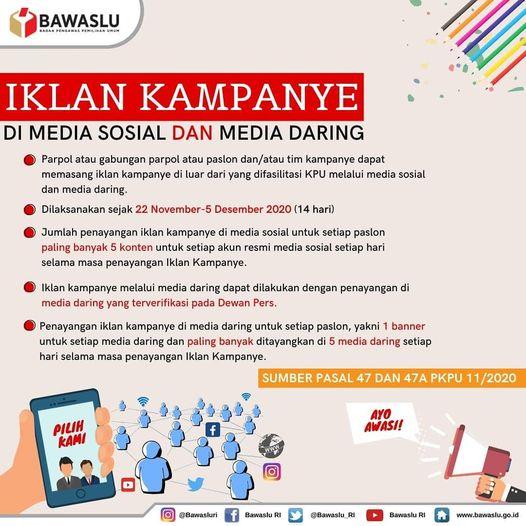 PENGAWASAN IKLAN KAMPANYE DI MEDIA SOSIAL DAN MEDIA DARING
