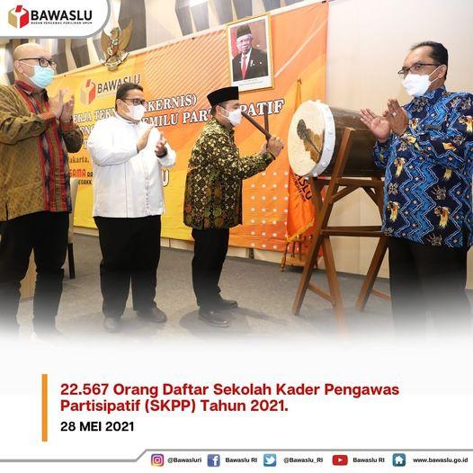 22.567 ORANG DAFTAR SEKOLAH KADER PENGAWAS PARTISIPATIF (SKPP) TAHUN 2021