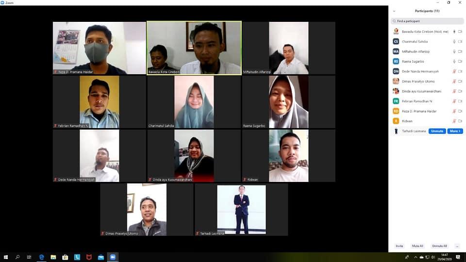WORK FROM HOME BAWASLU KOTA CIREBON 29 APRIL 2020
