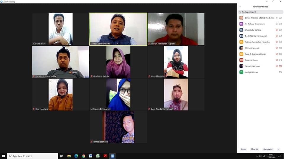WORK FROM HOME BAWASLU KOTA CIREBON 27 JULI 2020