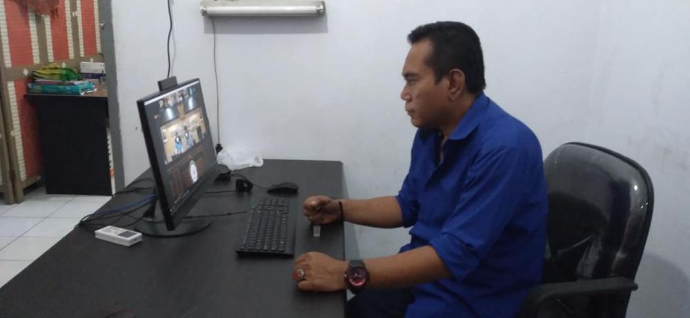 VIDEO CONFERENCE KONFERENSI PERS PATROLI PENGAWASAN MASA TENANG DAN PUNGUT HITUNG